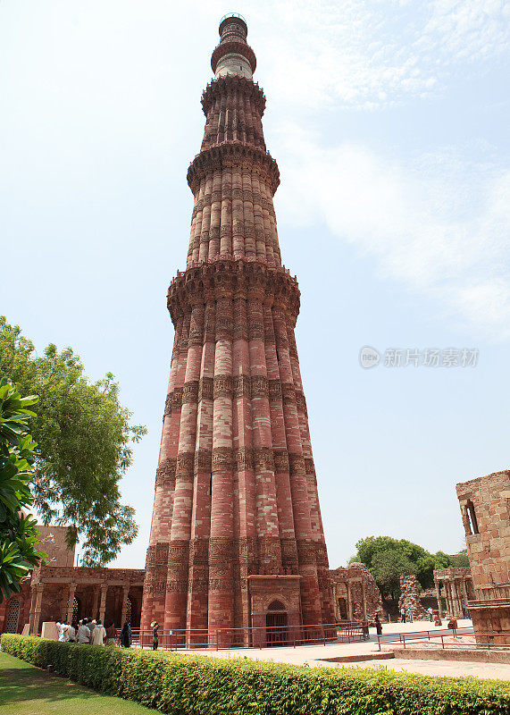 Qutub Minar，新德里，印度